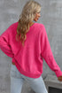 Buttons Front Pocketed Sweater Cardigan